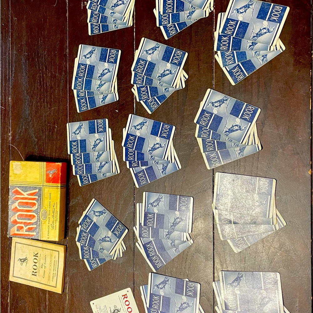 Very Rare 1936 ROOK card game. Instructions and all cards included. Collector’s